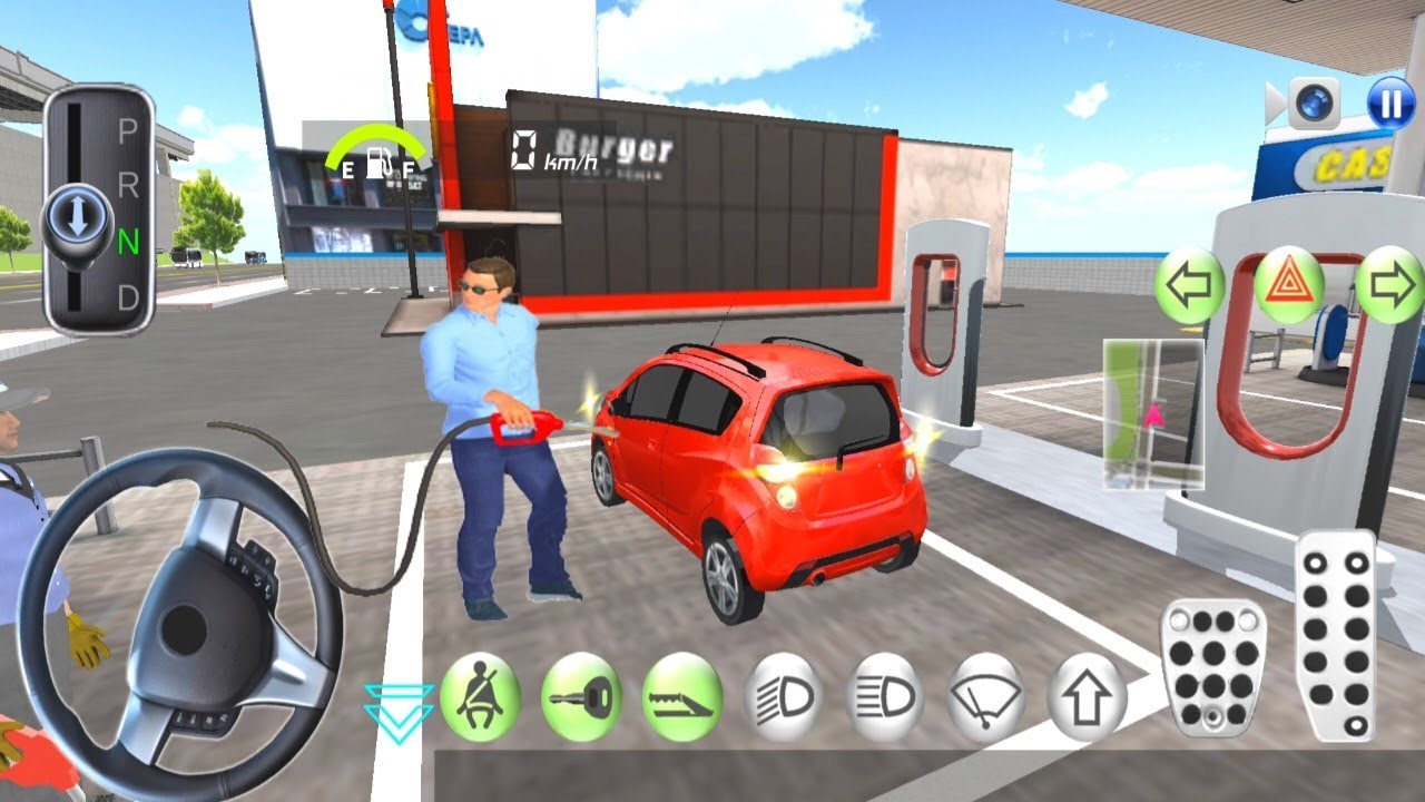 3D Car Driving Simulator - New Mini car Gas Station in 3D car New Android Gameplay