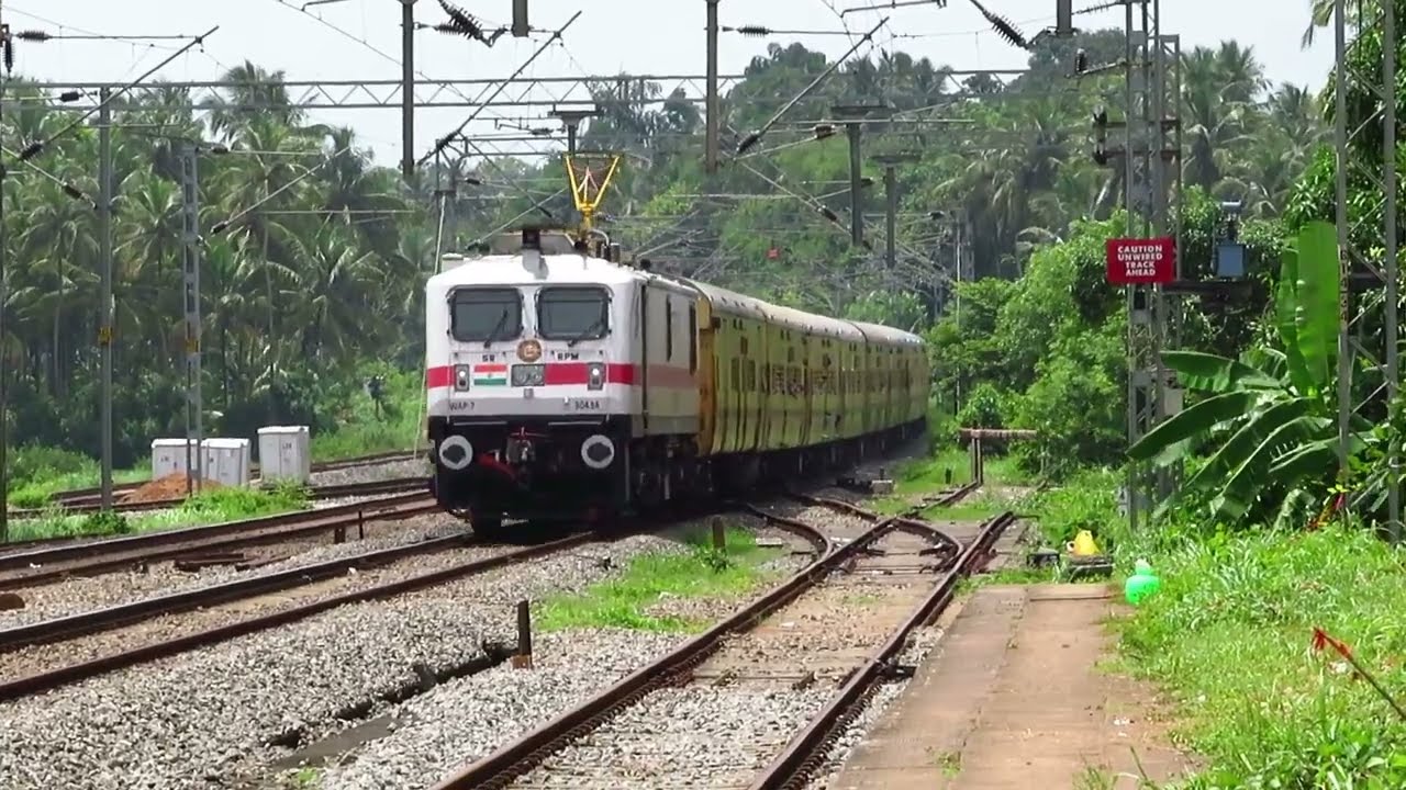 Trains in FASTEST section of Kerala | Rajdhani express Duronto Express & more.. | Indian Railways