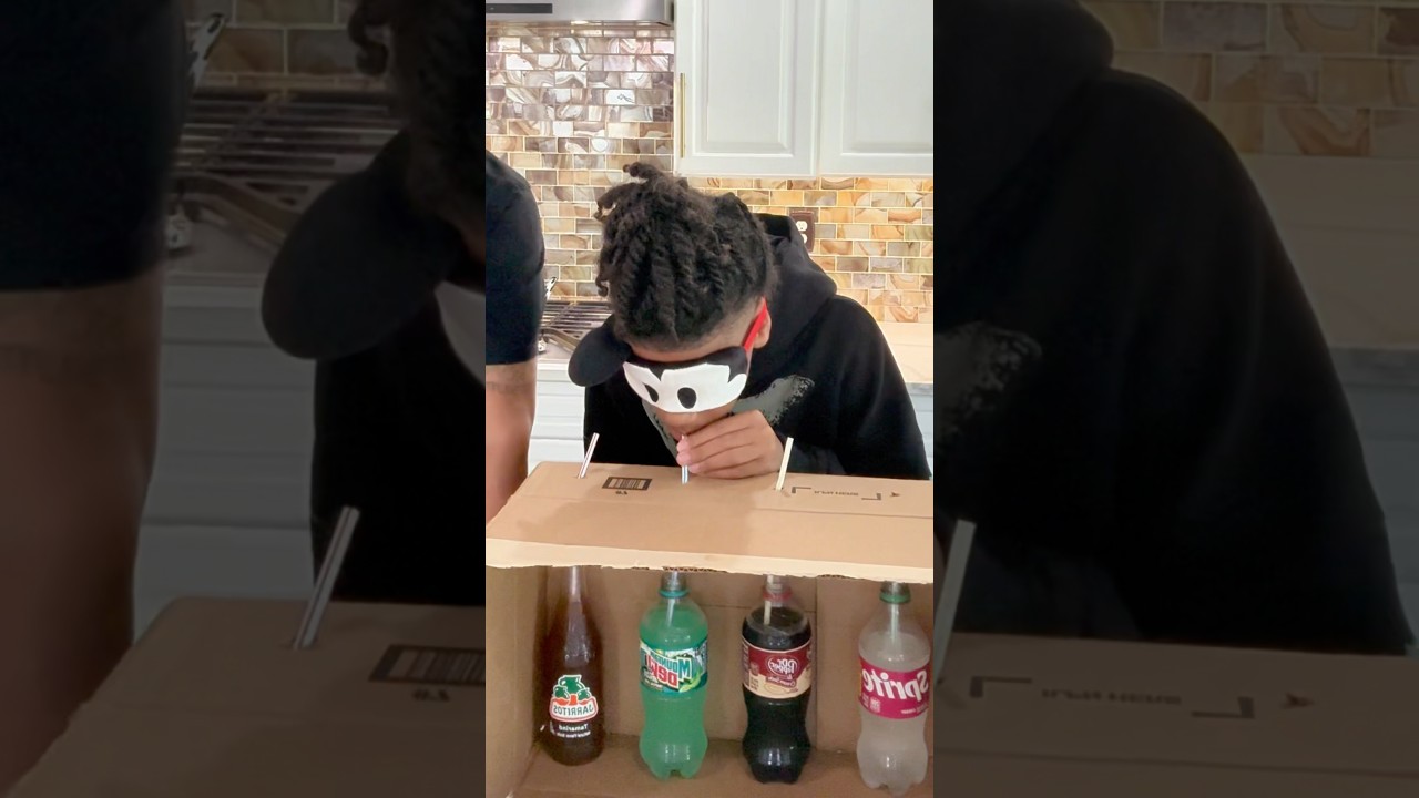 Can I GUESS Every Soda Flavor While Blindfolded? *WAIT UNTIL THE END*