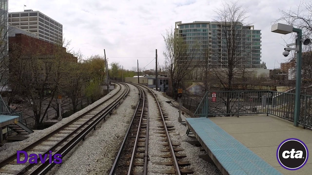 CTA Ride the Rails: Purple Line to Howard in Real Time