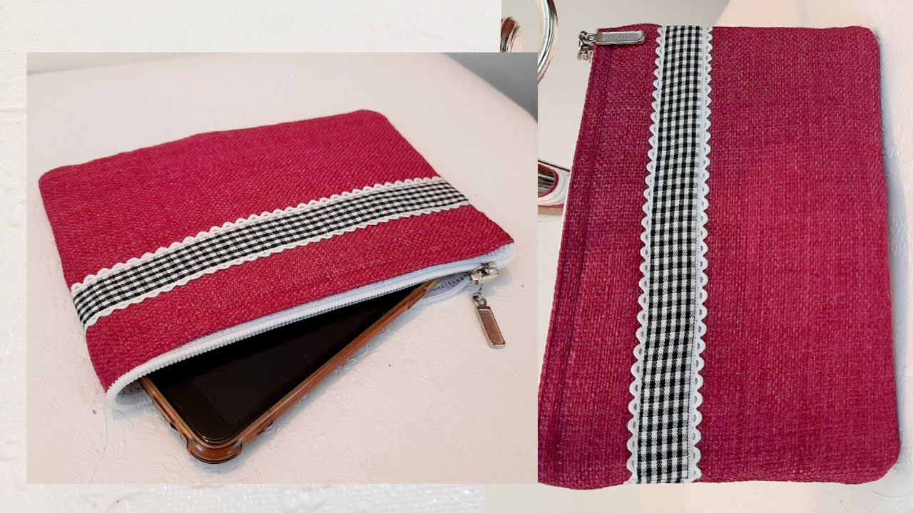 #sewing# couture# بوشات هاتف للمبتدئين بطريقة سهلة🤩❤Pushat phone for beginners easy way👍💞😍