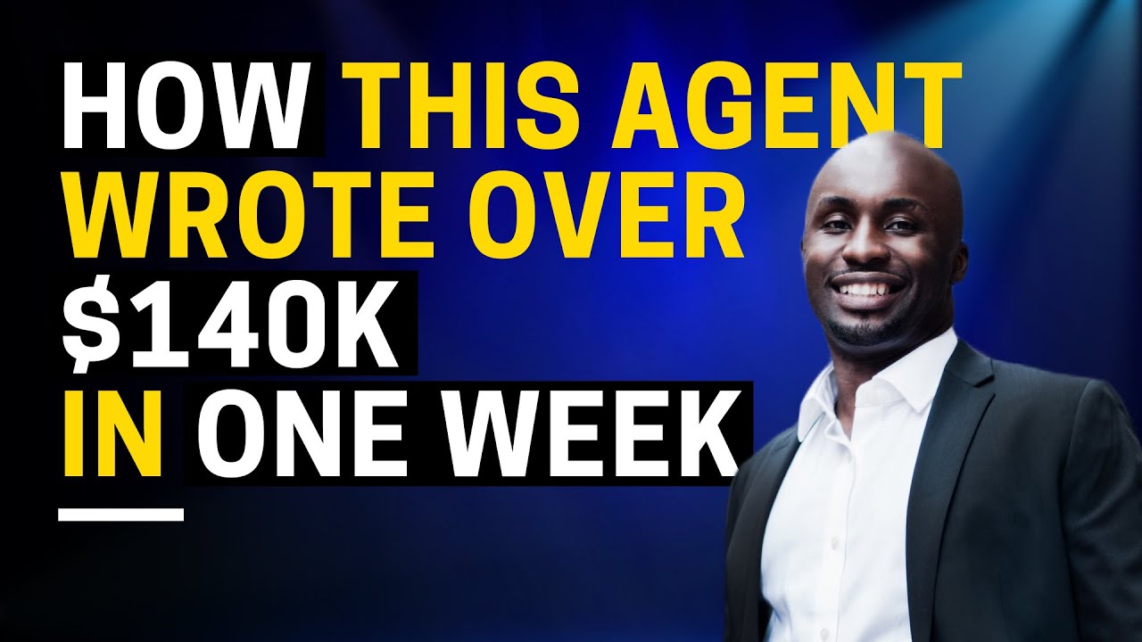 How this Agent Wrote Over $140k in ONE WEEK