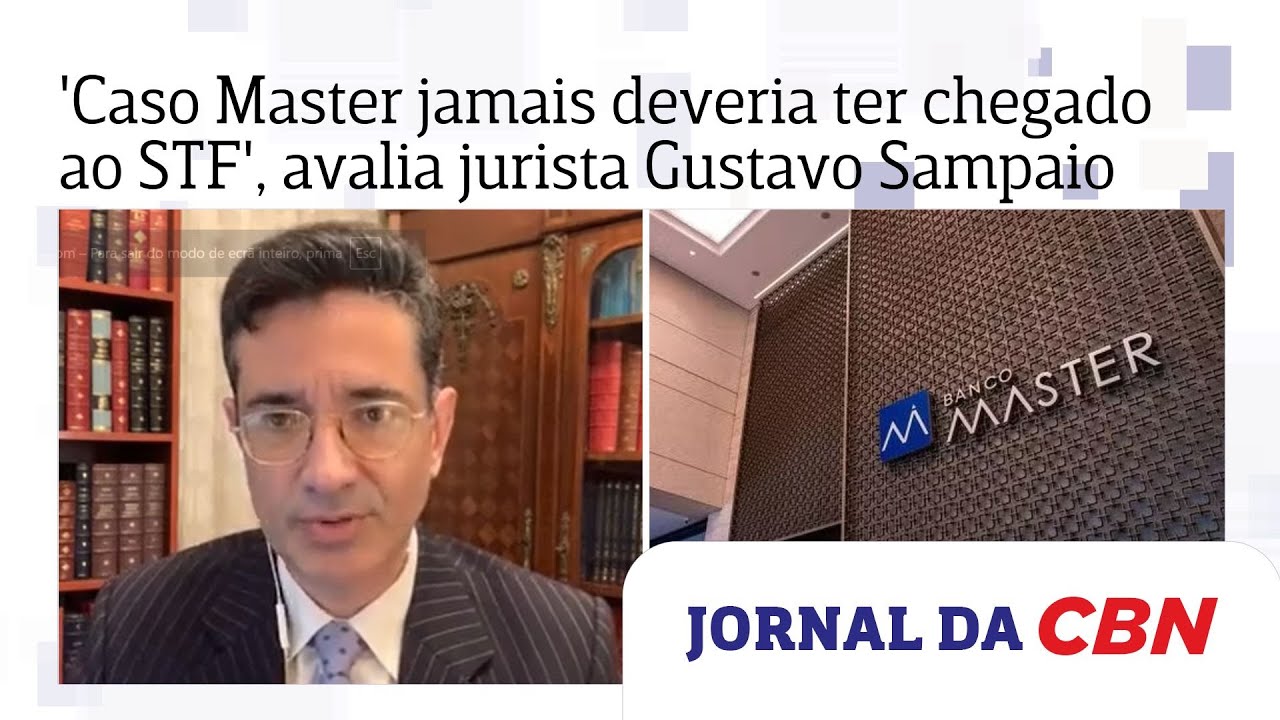 'Caso Master jamais deveria ter chegado ao STF', avalia jurista