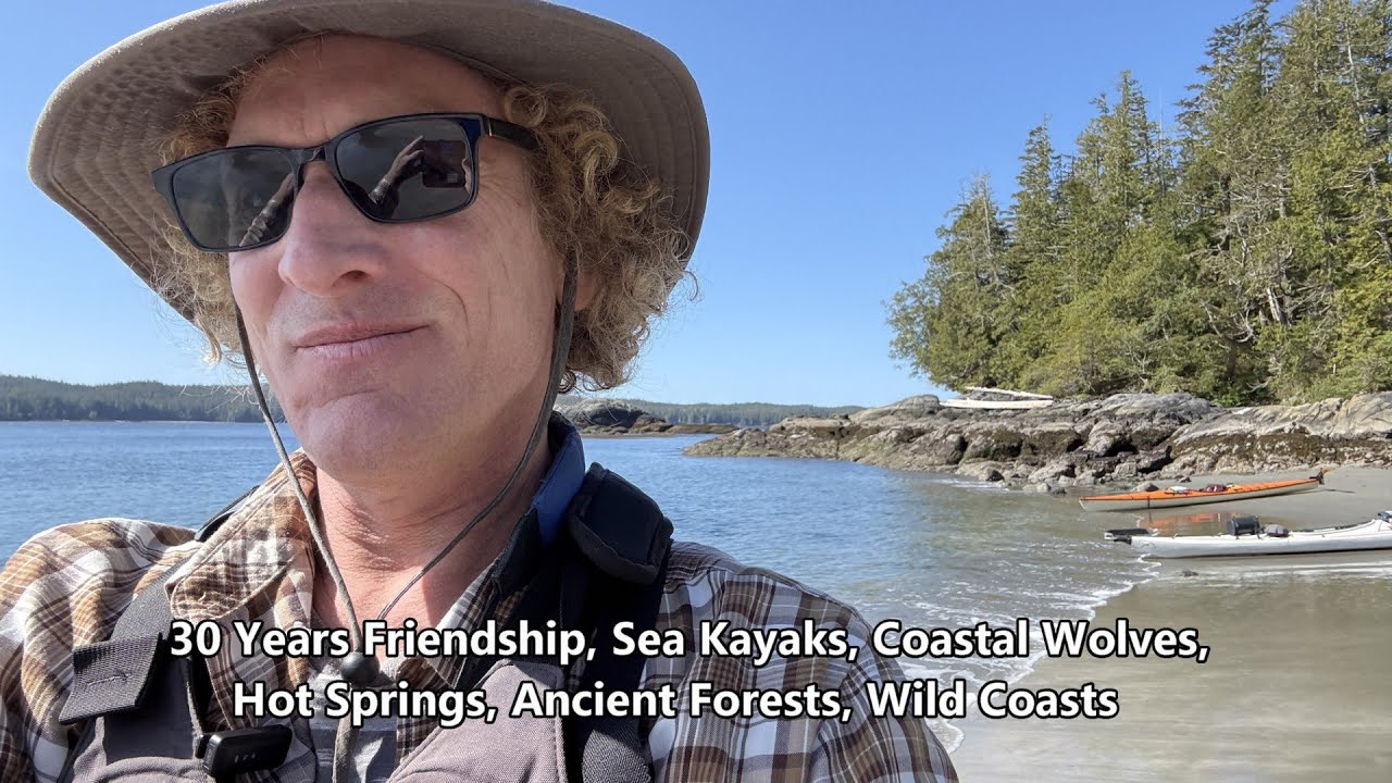 Face to Face in the Wild— Sea Kayaking Encounter with Coastal Wolves & Hot Springs 