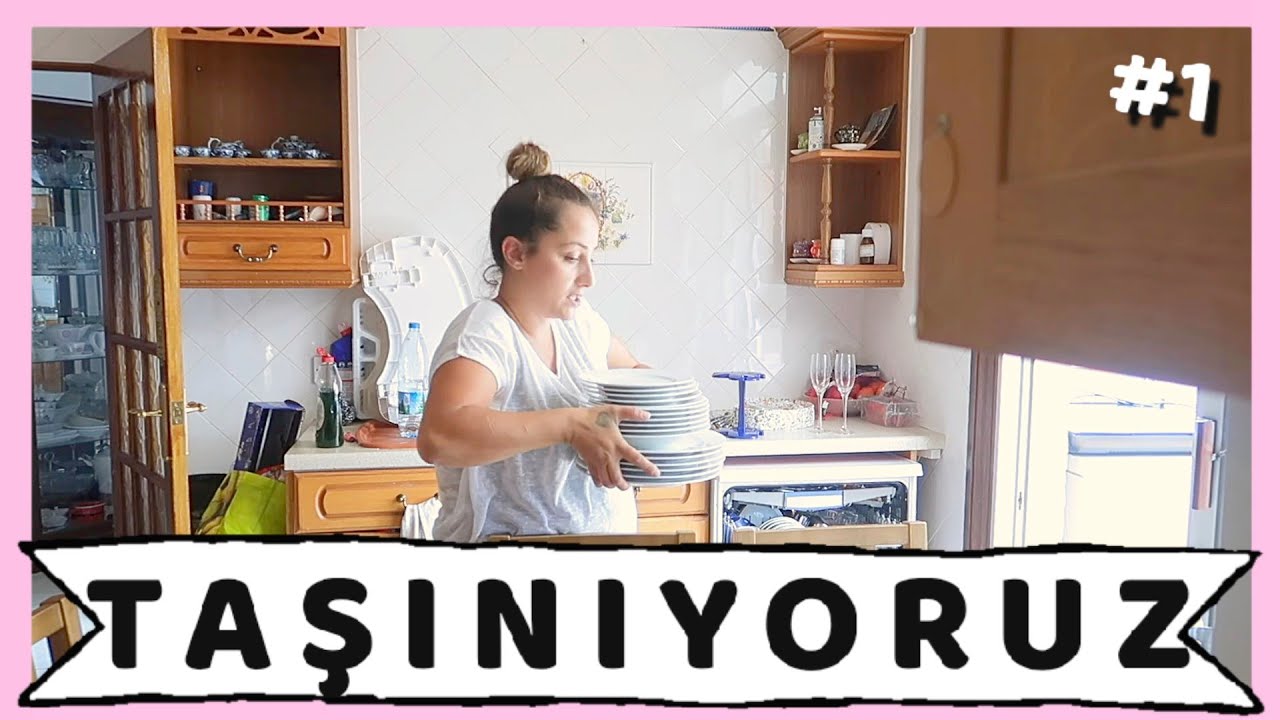 TAŞINIYORUZ! HAZIRLIKLAR BAŞLADI! MUTFAK EŞYALARINI KOLILIYORUZ! TAŞINMA VLOG #1