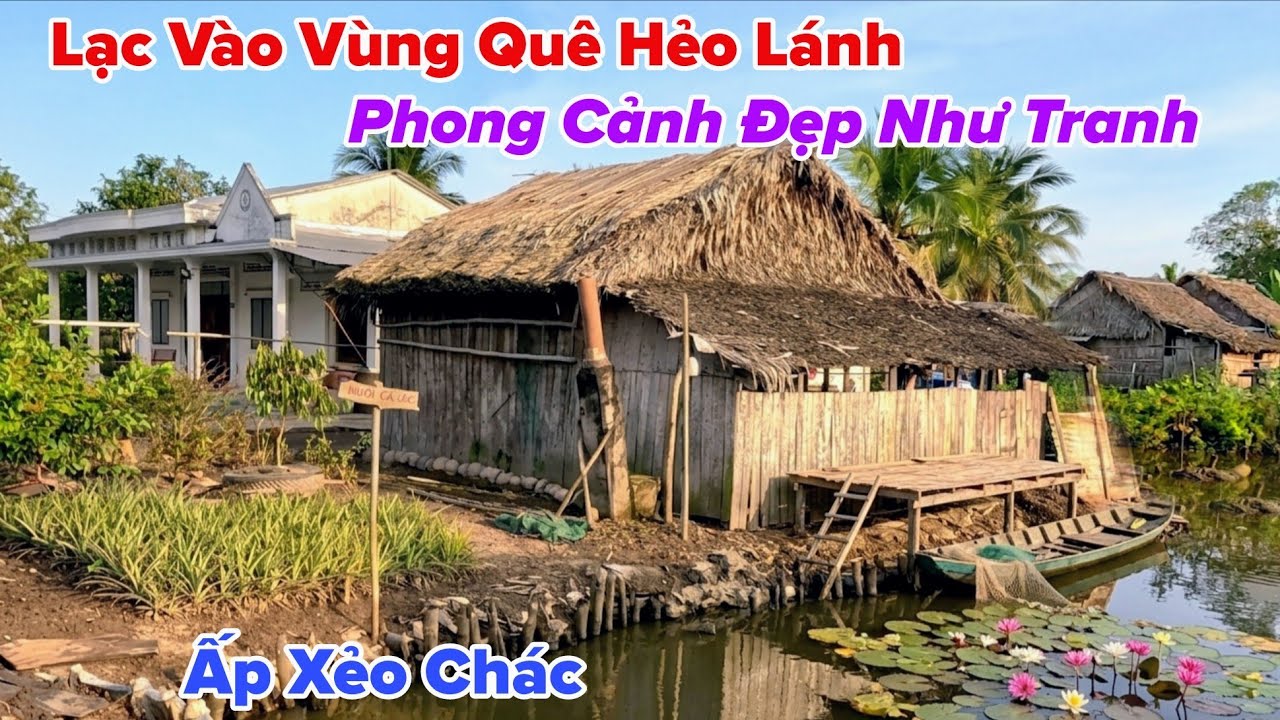 Lạc Vào Vùng Quê Hẻo Lánh Phong Cảnh Đẹp Tựa Như Tranh Cuộc Sống Bình Yên 