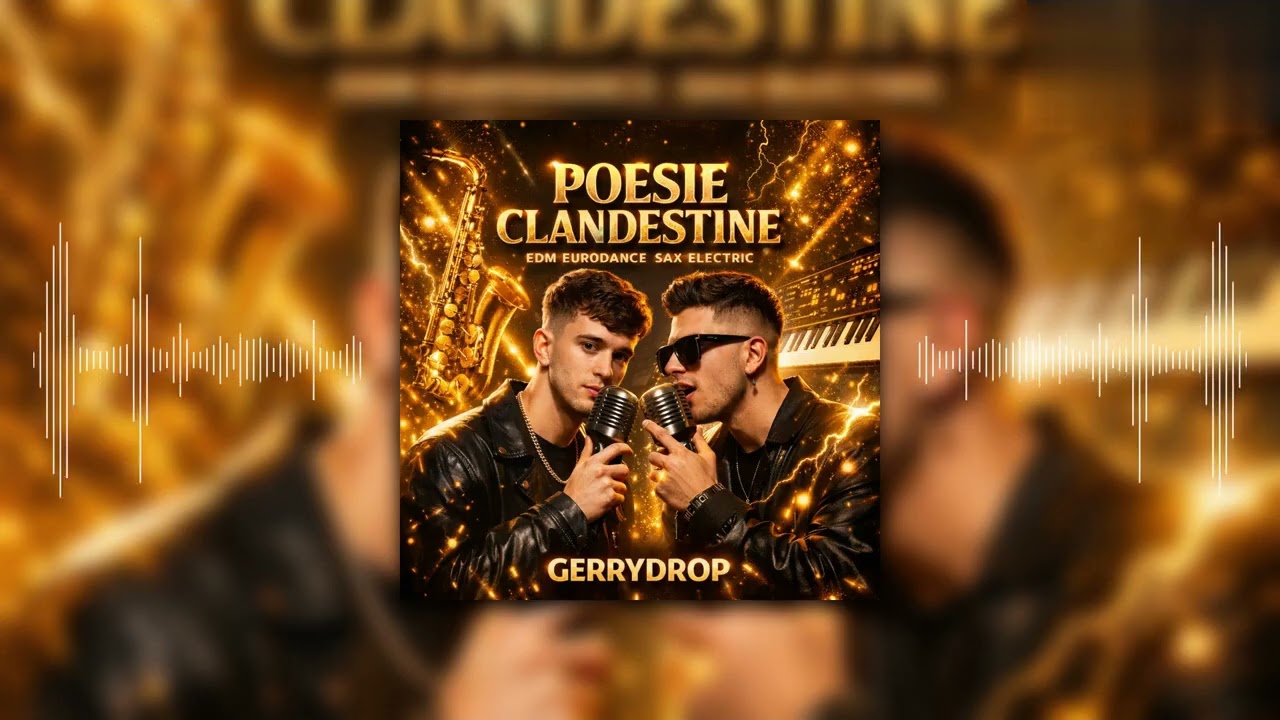LDA, Aka 7even - Poesie Clandestine (GerryDrop EDM Eurodance Sax Version) #GerryDrop #Sanremo2k26