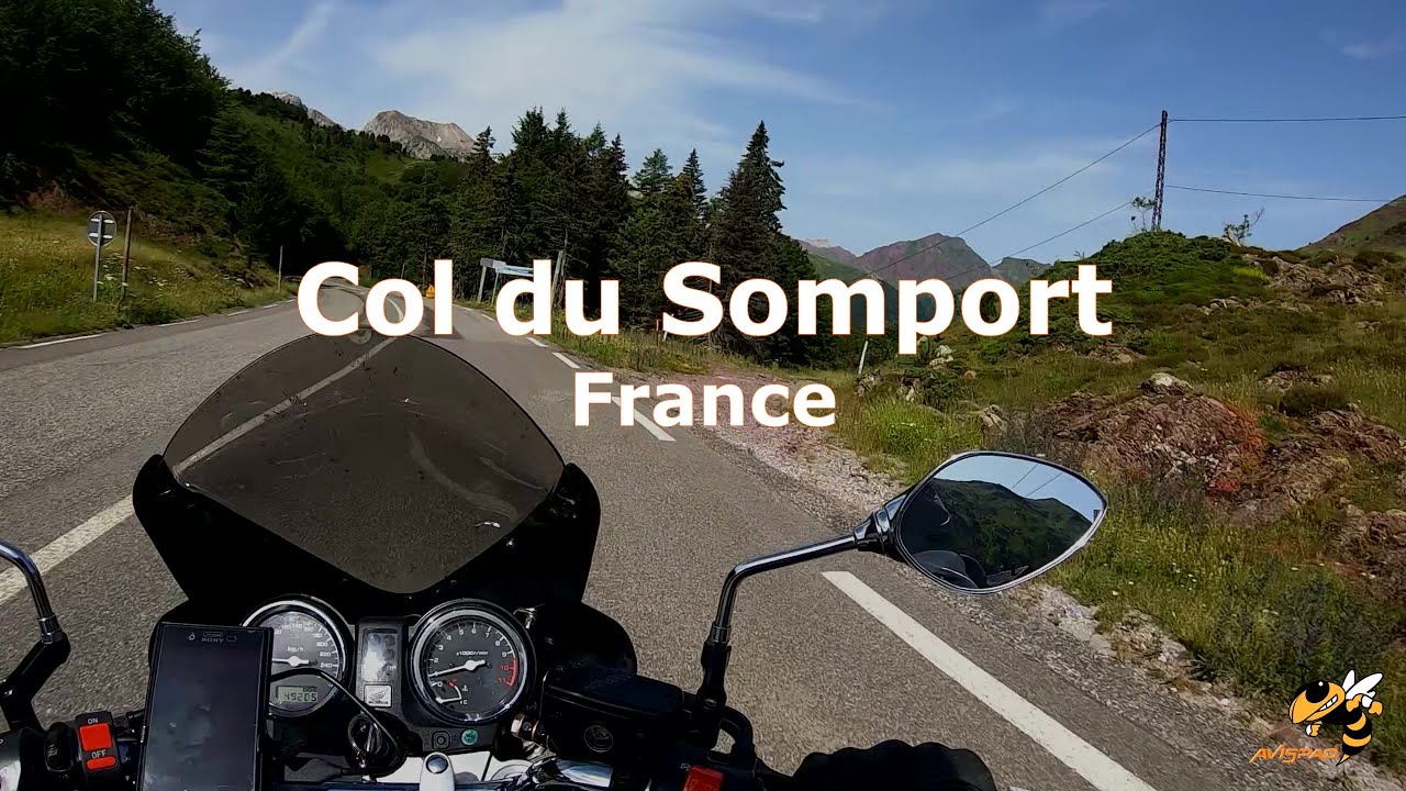 Col du Somport, France, en moto