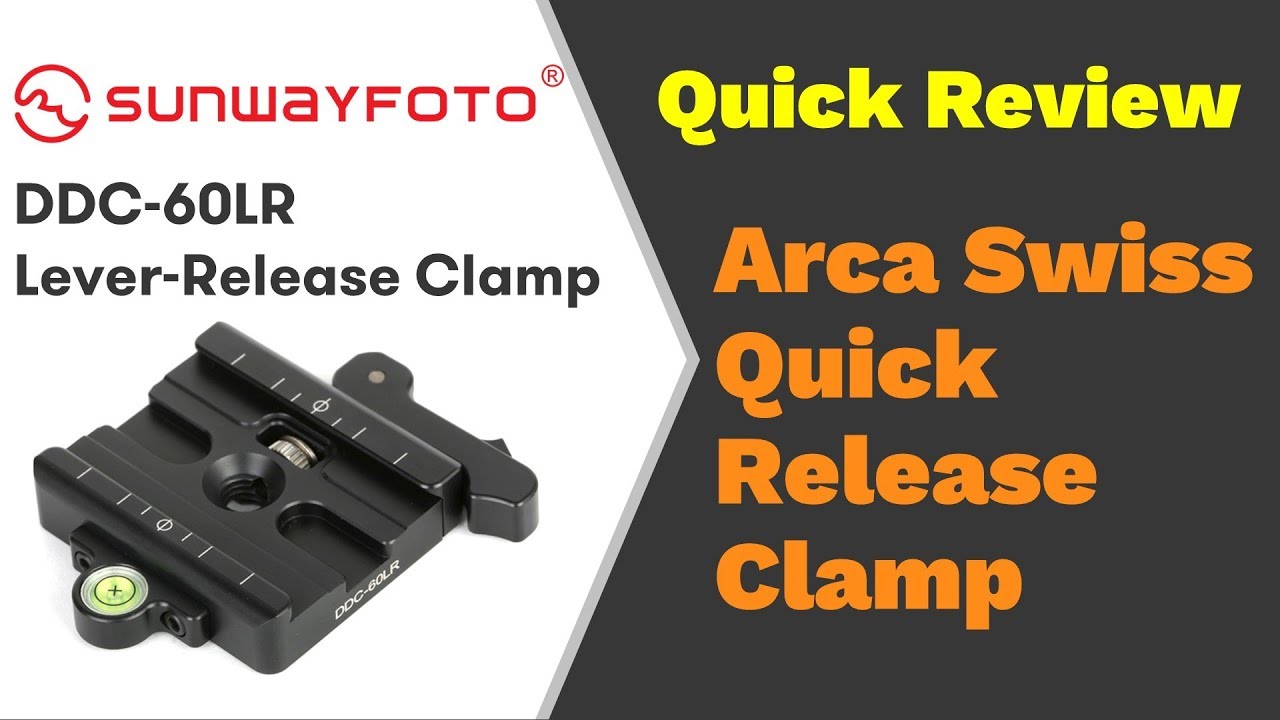 Sunwayfoto lever release arca swiss clamp | Sunwayfoto DDC-60LR Lever-Release Clamp