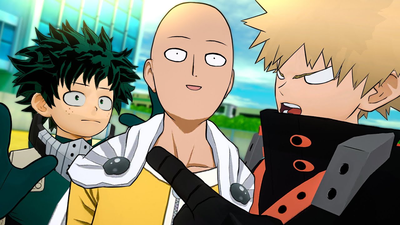 E se o Saitama fosse PROFESSOR em Boku no Hero Vr!
