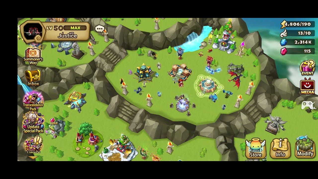 summoners war RELOADED, rainbowmon refund evolutions !!!