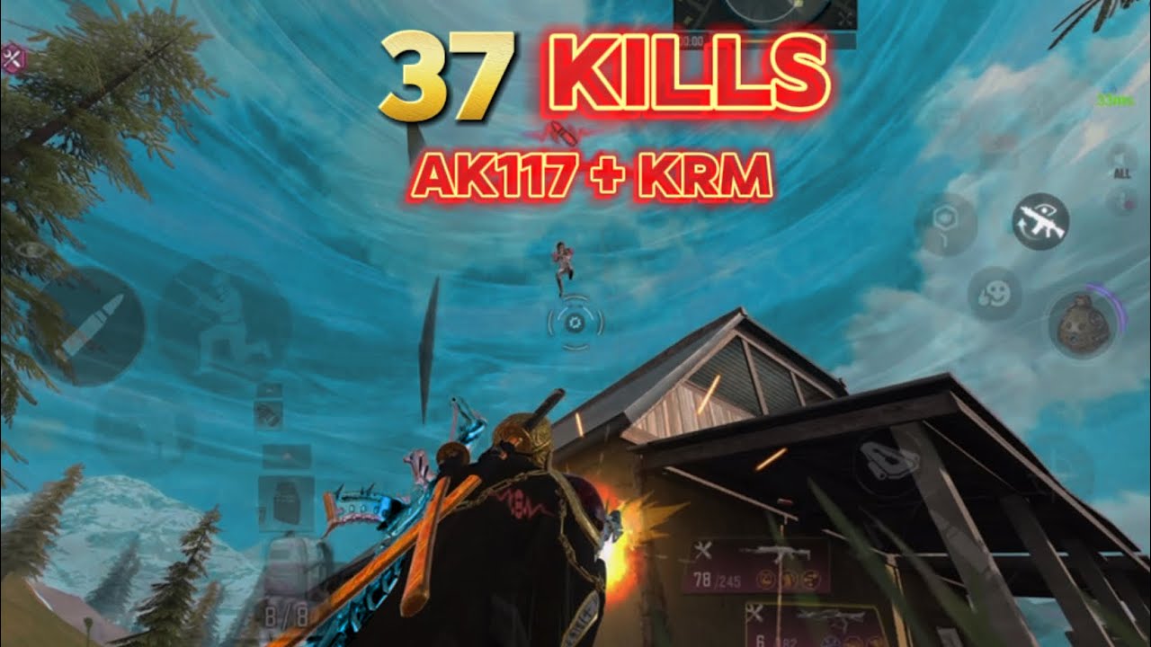 SOLO VS SQUAD WITH 37KILLS USING AK117 + KRM FULL GAMEPLAY CODM BATTLE ROYALE