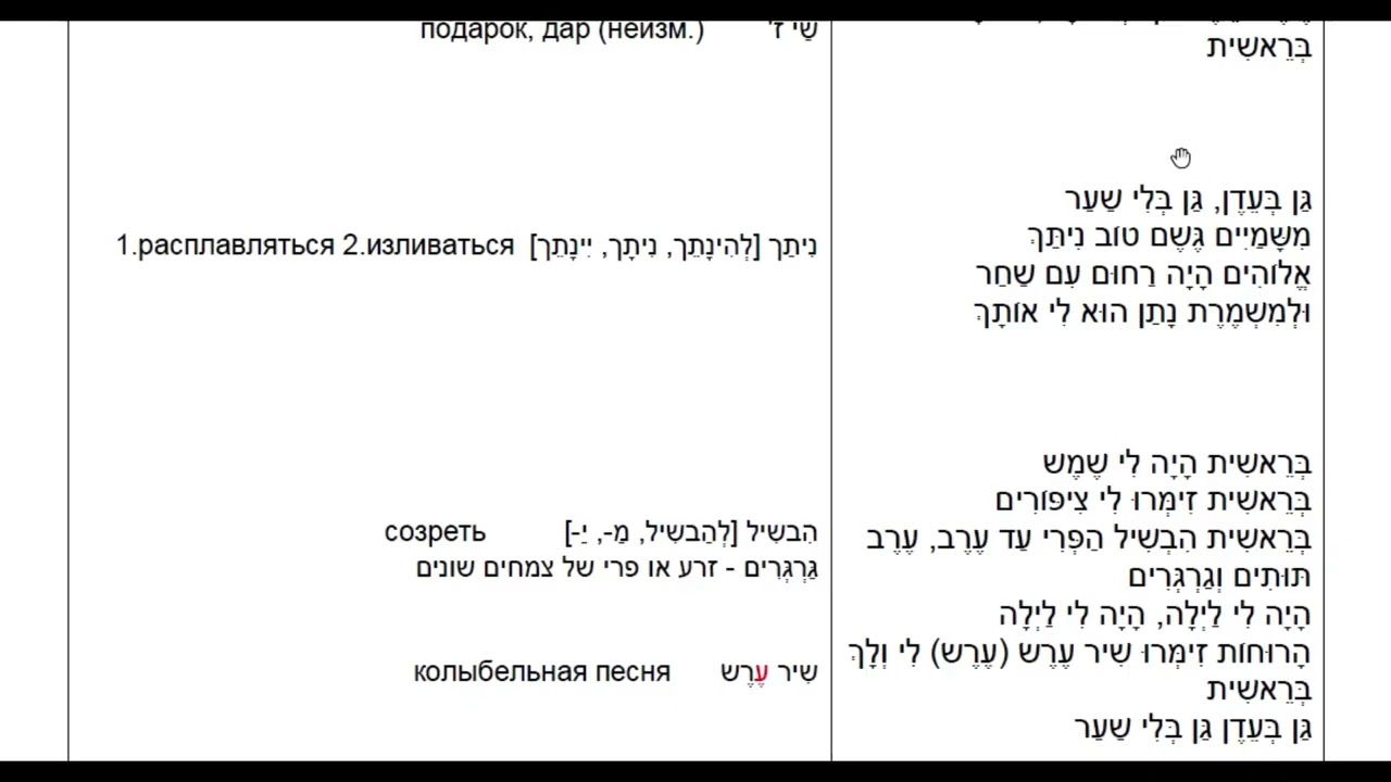 בראשית