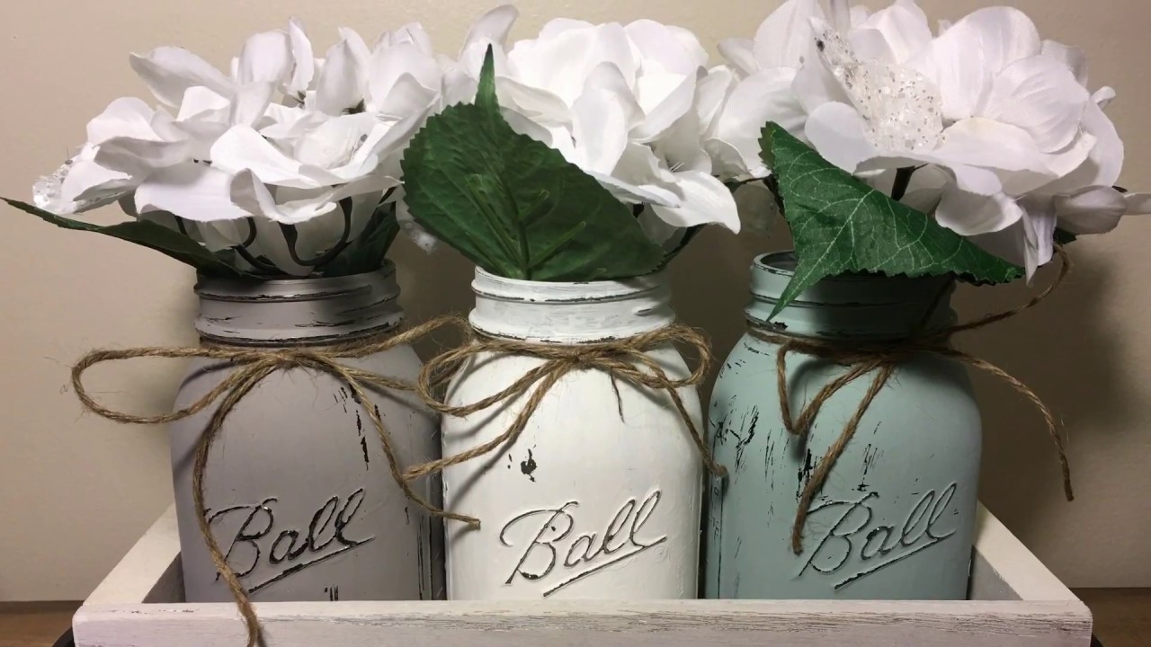 Farmhouse Style: Mason Jar D&eacute;cor