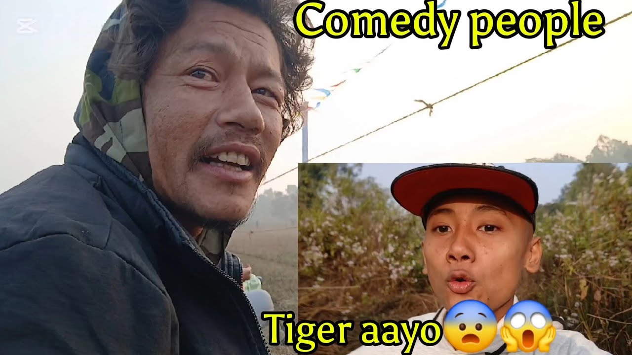 कमेडी मान्छे शीत बसेर गेम हेर्दै(Watching game with comedy person)