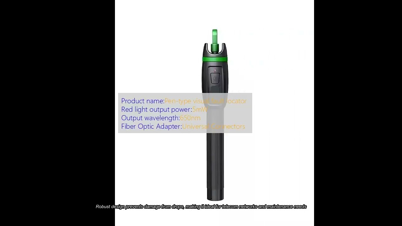 KFL-11P VFL Visual Fault Locator Fiber Optic Tester 10mw 10km for LC Connectors