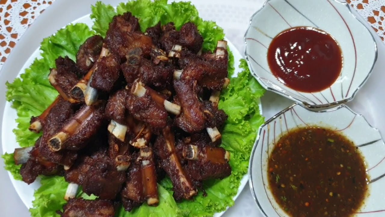 Fried pork rib😋