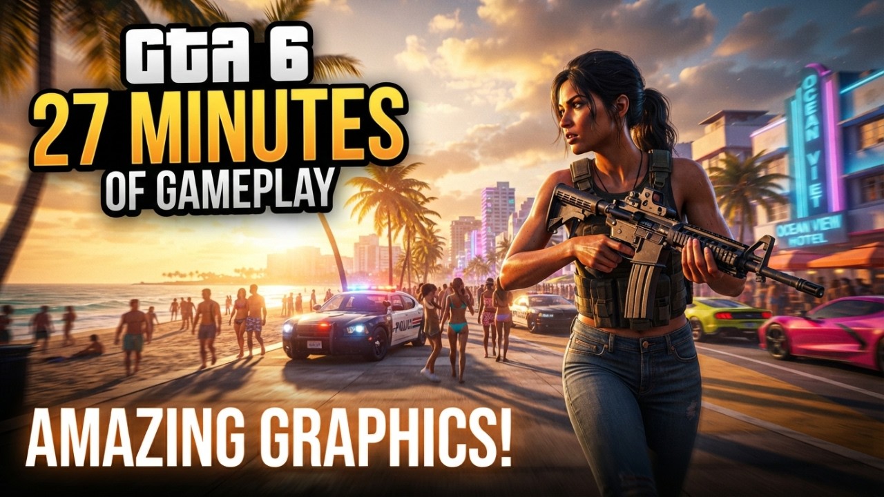 80 Hour Story? Massive New GTA-Style Gameplay Reveal and Commentary #gta6
