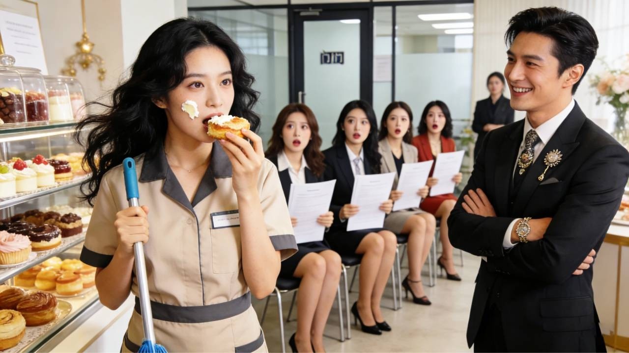 999 top graduates apply for assistant—but CEO falls for cake-loving cleaner! Love begins!