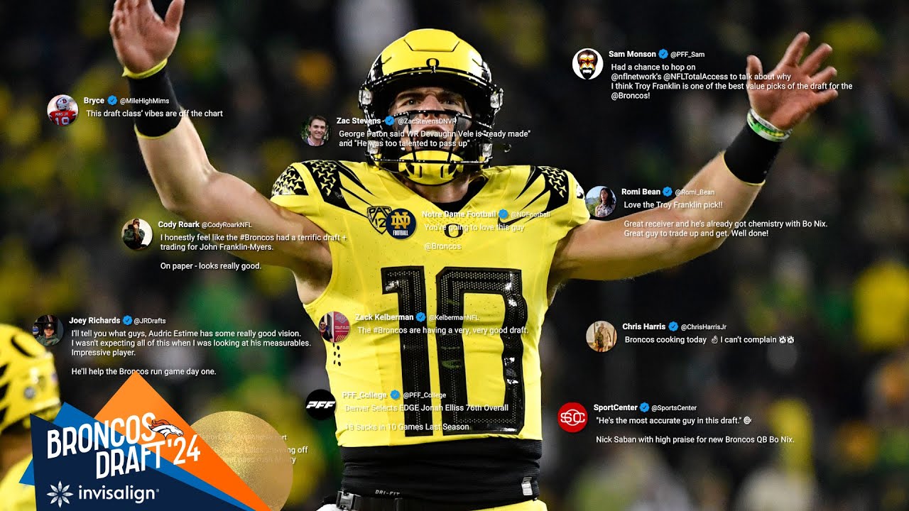 Sights & Sounds: Looking back at the Broncos' 2024 NFL Draft class