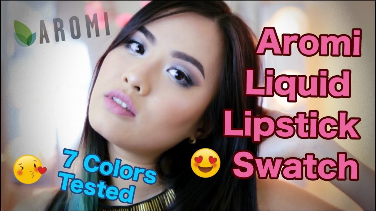 Aromi liquid Lipstick Swatch