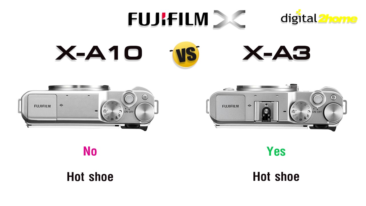 FujiFilm X-A10 vs FujiFilm X-A3