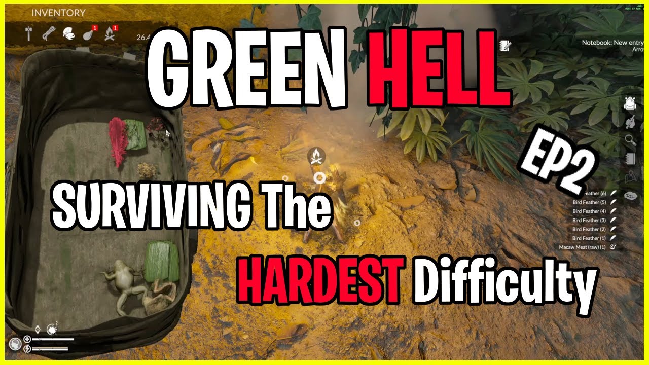 Playing The HARDEST Difficulty Part 2 | Green Hell