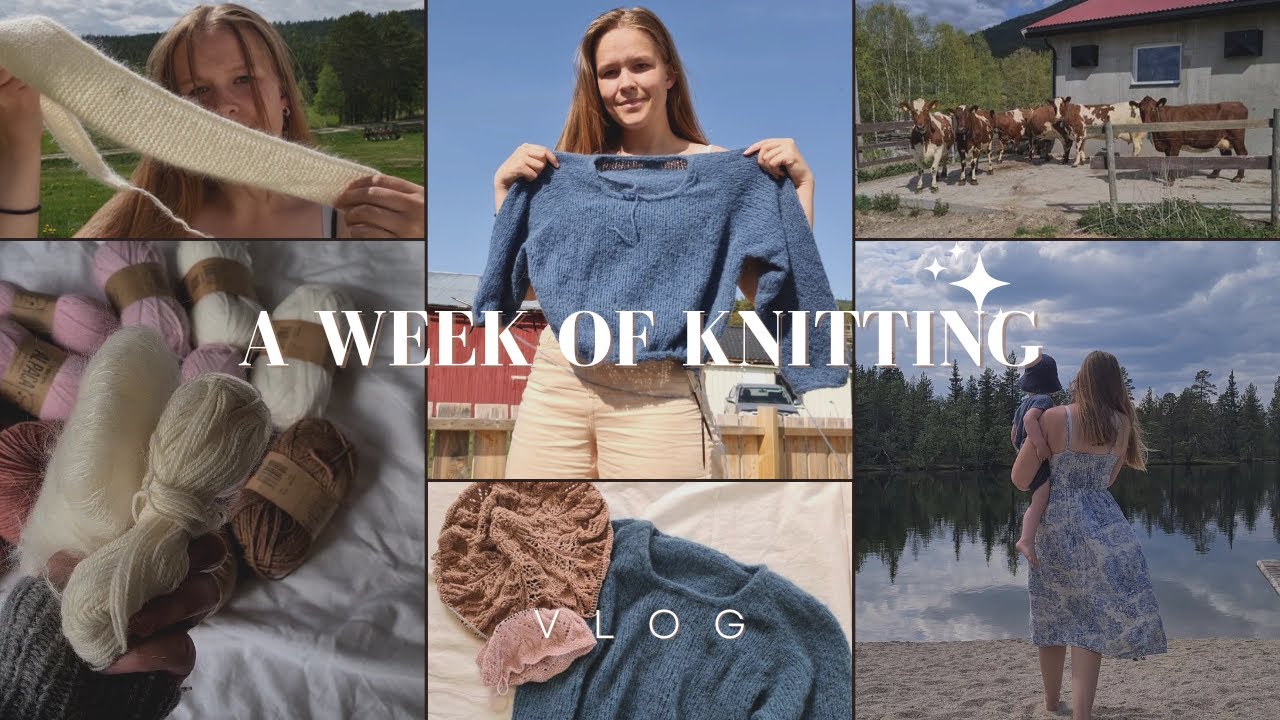 Why Finish a WIP, When You Can Cast On A New One // A Week Of Knitting Vlog