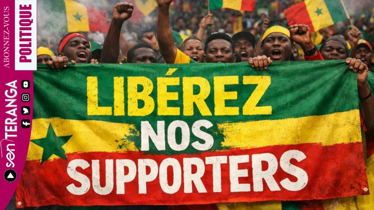 Direct : Grand manifestation devant l'ambassade marocaine pour la libération des supporters Sénégala