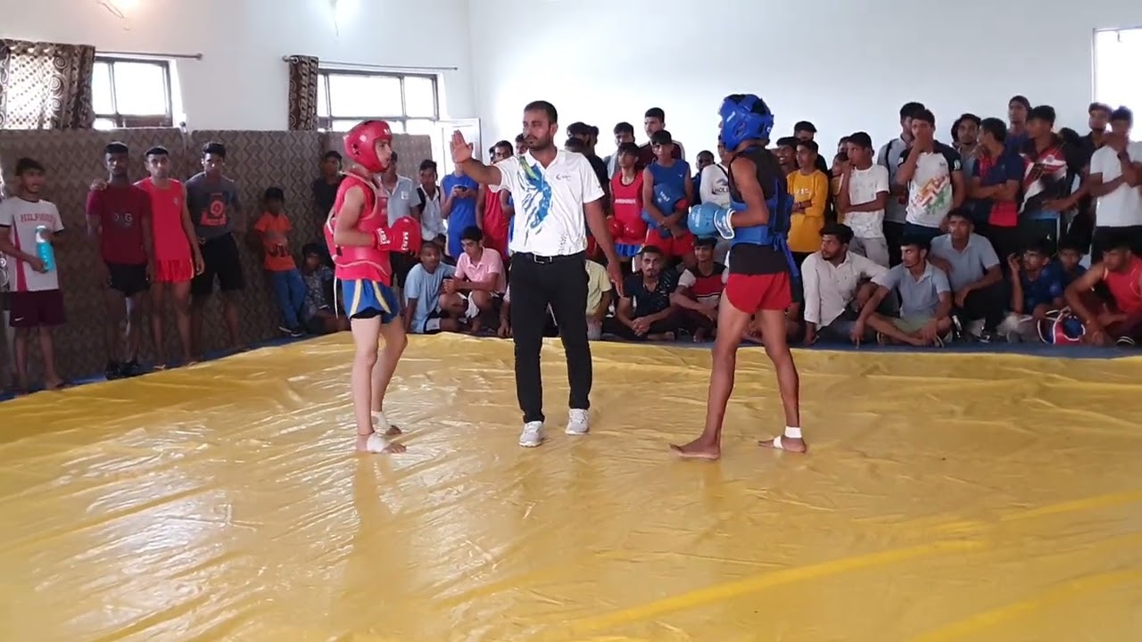 45kg boys .lucky vs rana ...junior and youth haryana stet wushu championship...ftehabad