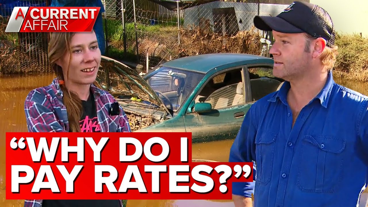 Flood-hit families still surrounded by stagnant, hazardous water | A Current Affair