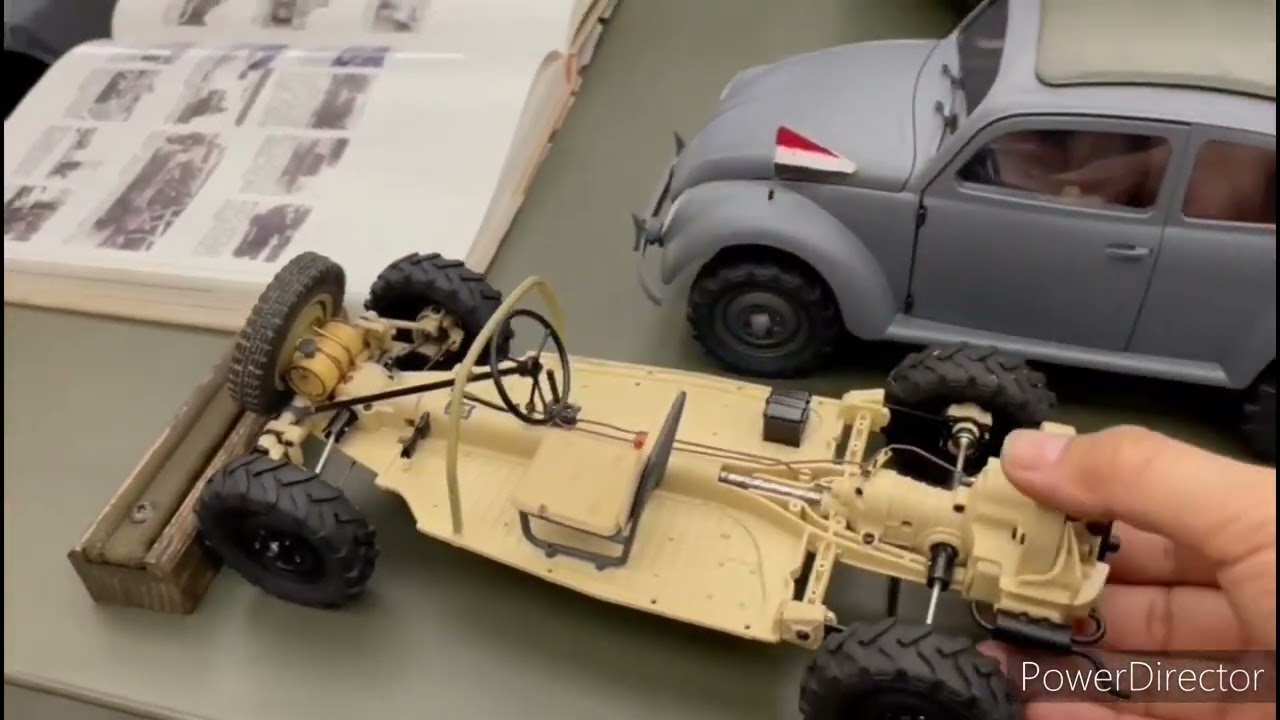 Worlds best VW beetle RC Typ 877 base on Rochobby 1/12 Kommandeurwagon for VW lover