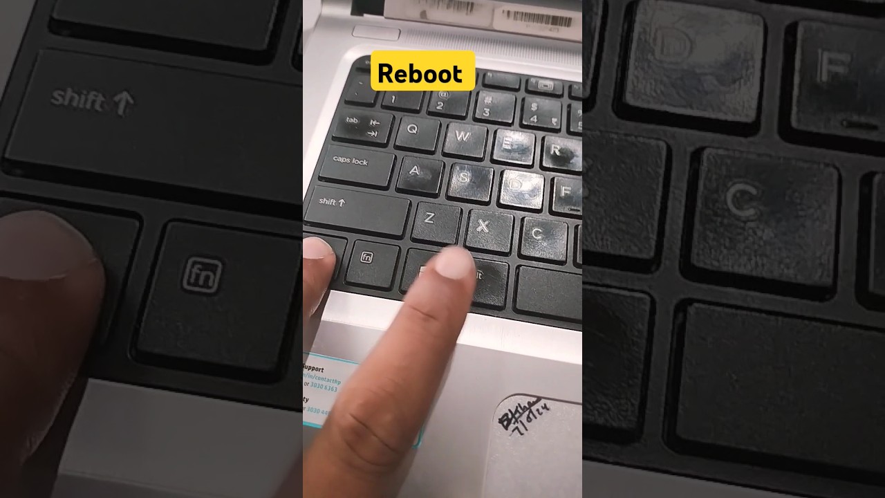 How to Reboot Your Laptop For Using Shortcut Key in Windows11,10#macnitesh#viral#keyboardtricks#2024