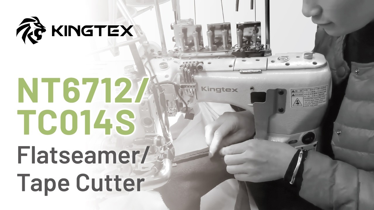 Kingtex NT6712/TC014S -- Flatseamer/ Pneumatic Tape Cutter