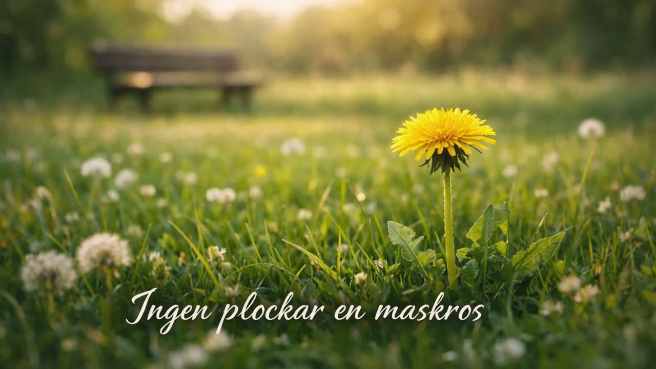 Ingen plockar en maskros åt sin vän (En härlig danslåt)