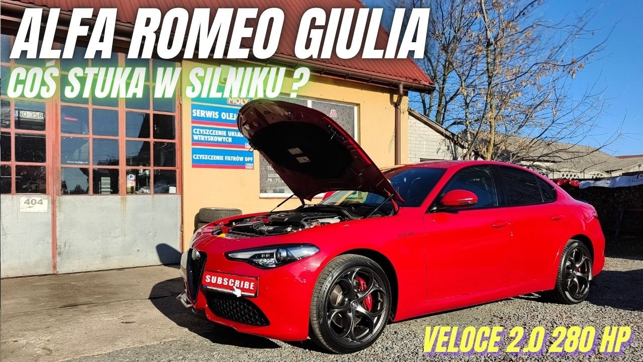 Слышен ли стук в двигателе? - ALFA ROMEO GIULIA VELOCE 2.0 GME 280 л.с. #alfaromeo #giulia #stelvio