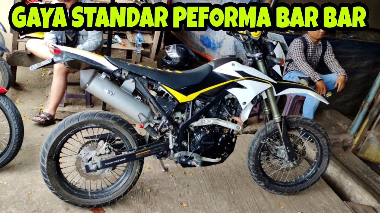 KAWASAKI KLX GAYA STANDAR PEFORMA BAR BAR !! PENYEBAB KNALPOT BOBOKAN ORIGINAL BY SKR RACING EXHAUST