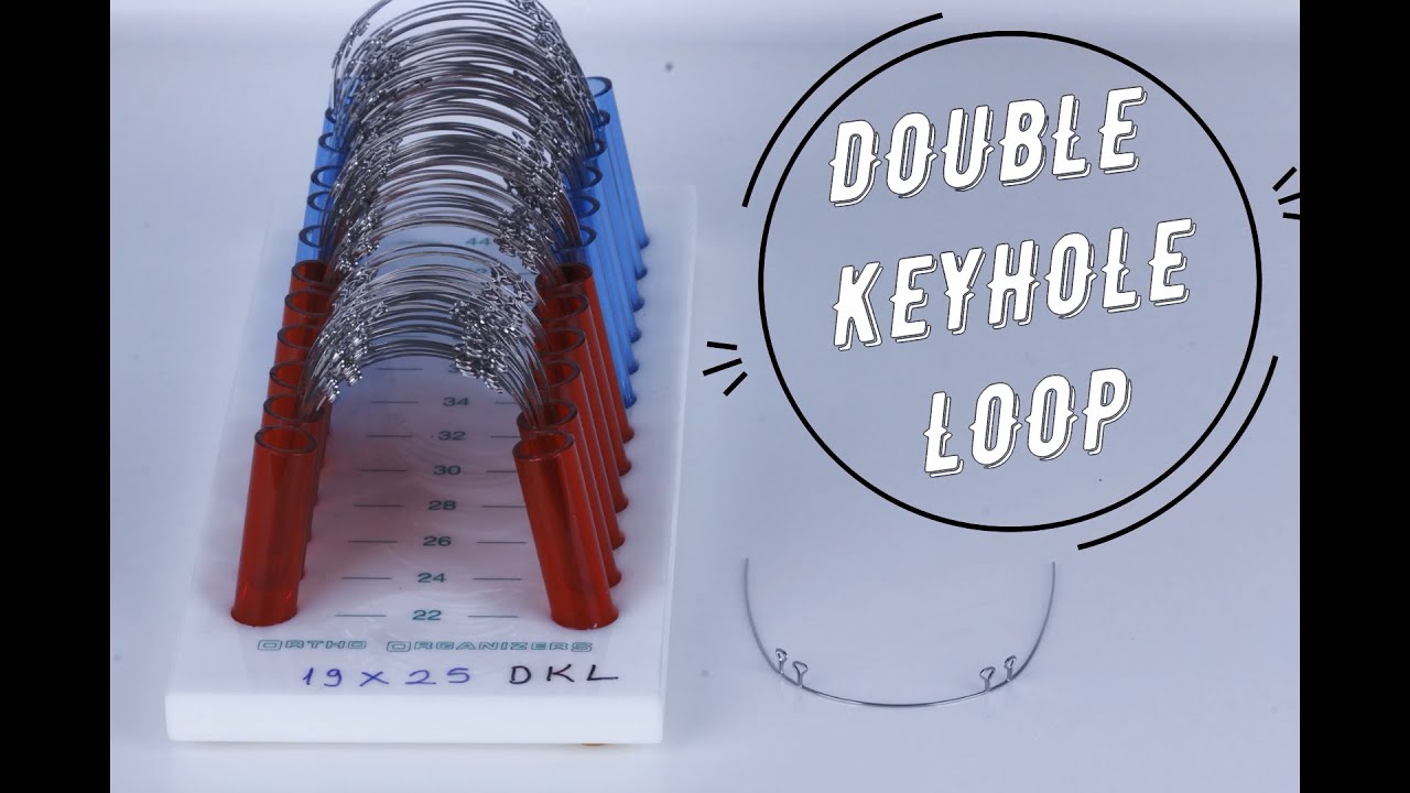 Kliniğimizde Uyguladığımız Yöntemler - Double Keyhole Loop Retraksiyon Arkı - Ligatür Teli
