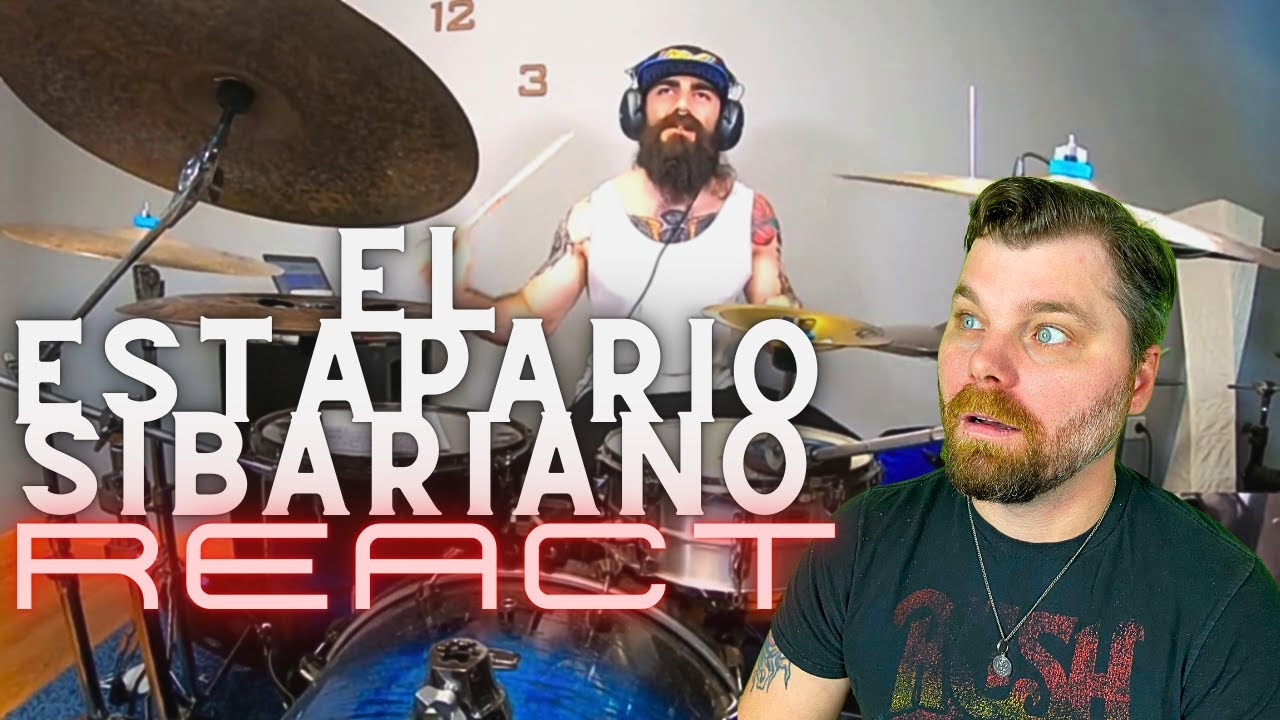 El Estepario Siberiano Aha Take On Me Metal Drummer's Reaction #reaction #metal