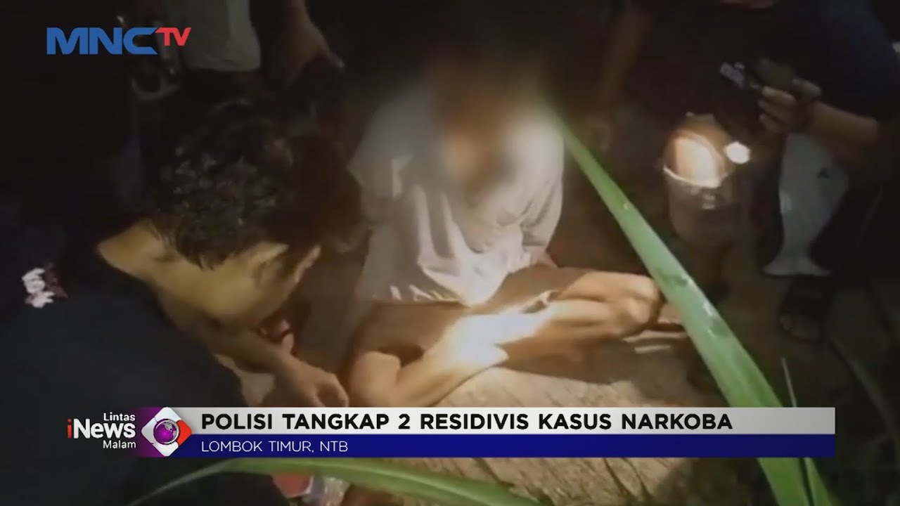 Polisi Gerebek Residivis Kasus Narkoba di Lombok Timur #LintasiNewsMalam 21/02