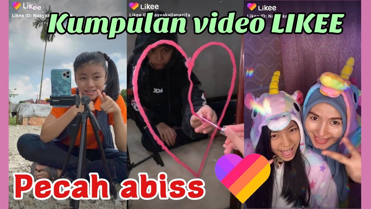 Kumpulan video LIKEE Ambyar SLOWMO Game lucu Pecah abiss! (Nasya Kaila Naziifah)