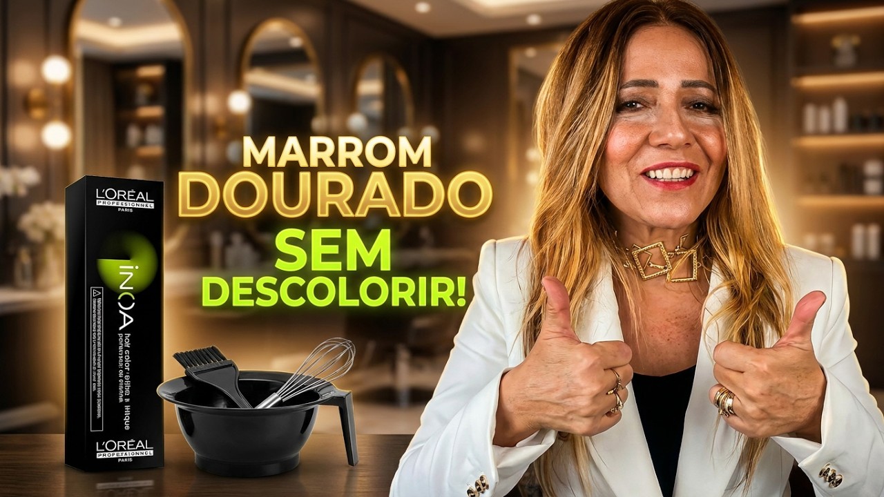 MISTURAS DE TINTAS PARA MARROM DOURADO E COBRIR CABELO BRANCO! 