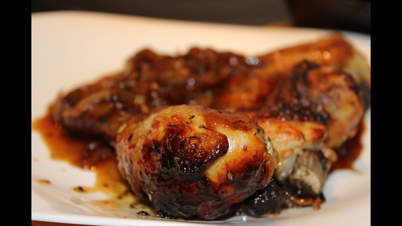 Pollo al horno con  limon y miel paso a paso