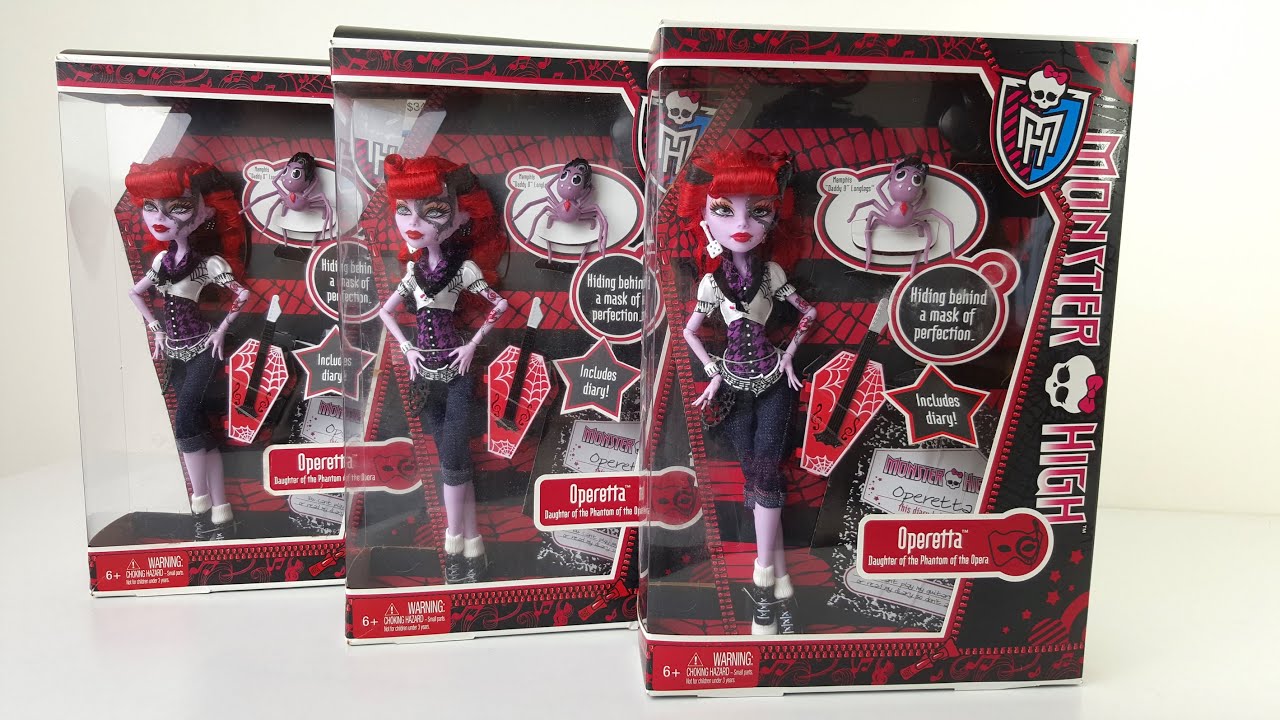 Operetta Unboxing Review Monster High