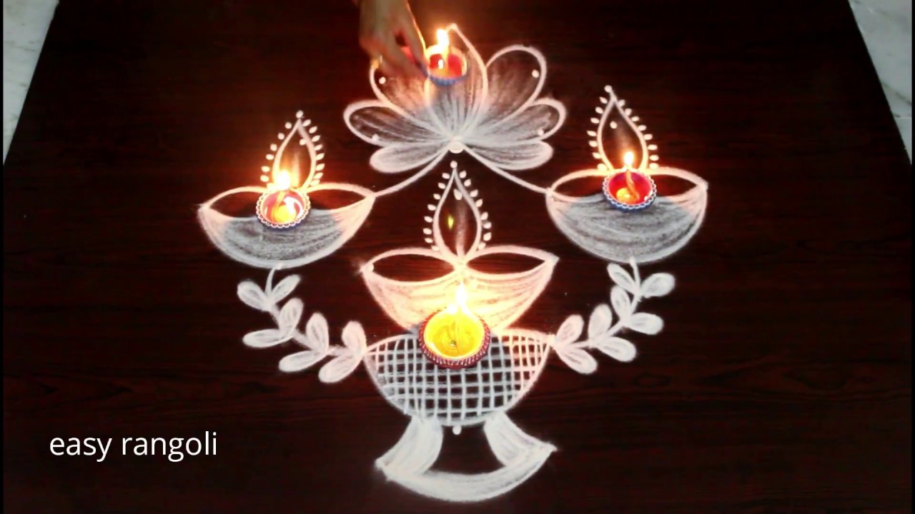 Diwali festival special rangoli & kolam designs || Deepavali muggulu