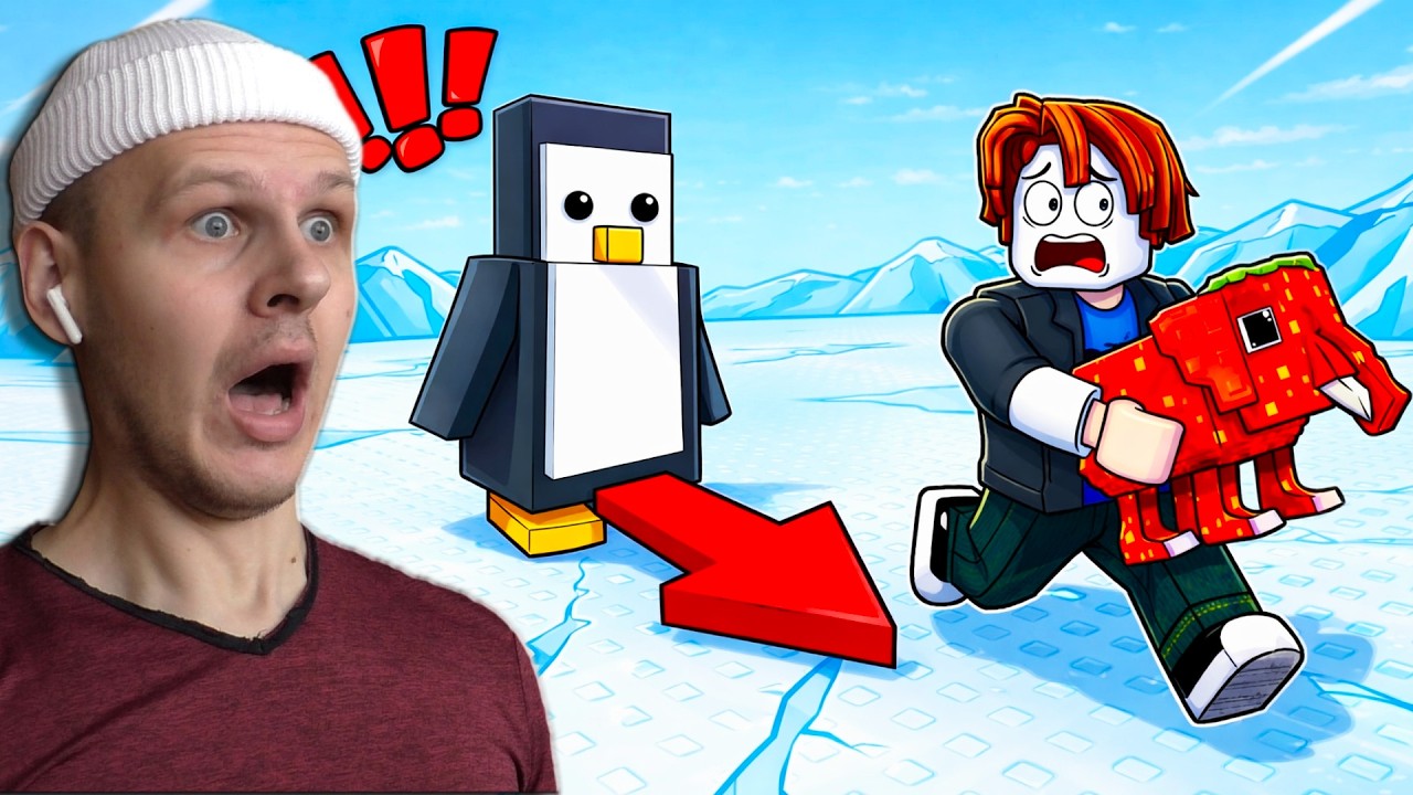 🐧 Я ВКРАВ НАЙКРАЩОГО БРЕЙНРОТА і ВТІК від ПІНГВІНІВ?! ✅ ROBLOX УКРАЇНСЬКОЮ