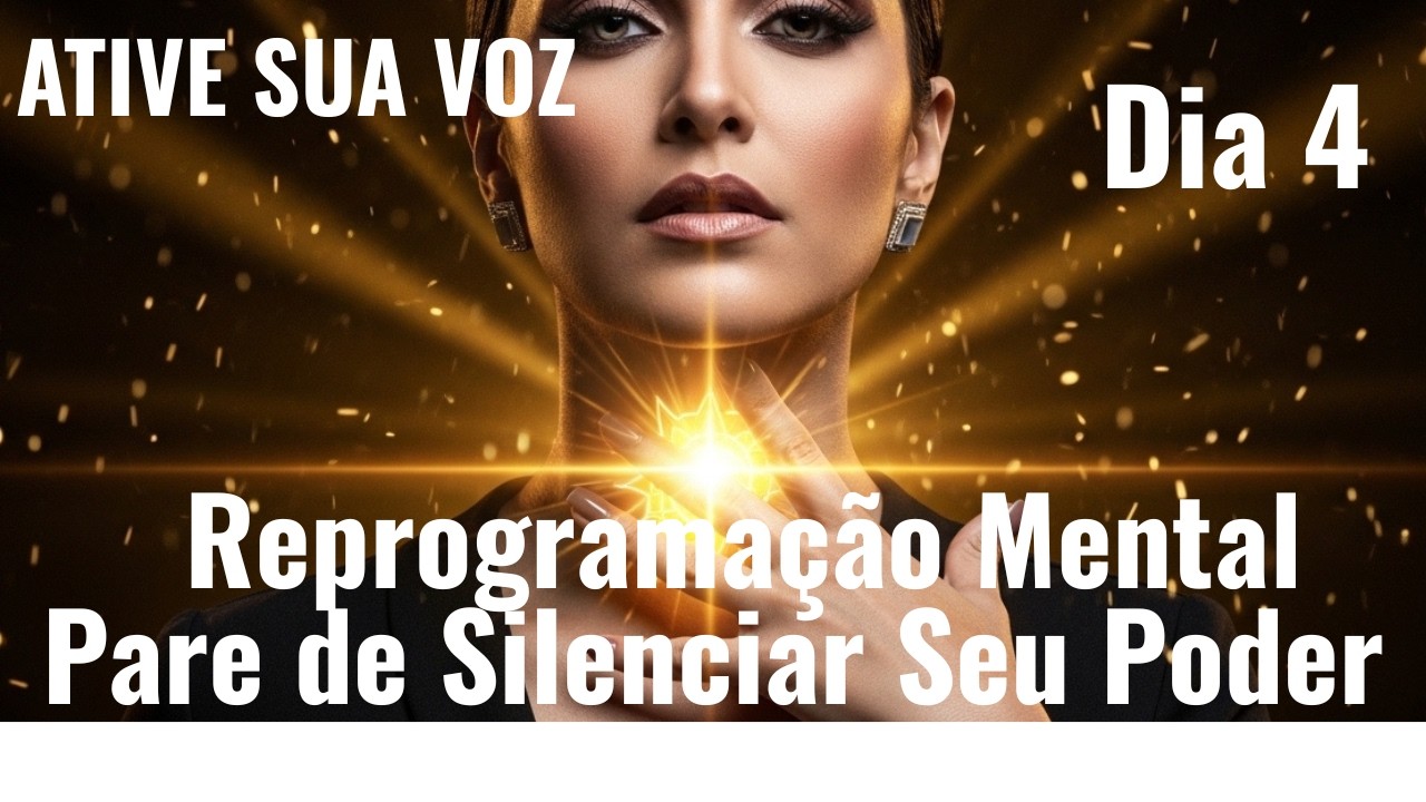 Você Está Silenciando Seu Poder? | Dia 4 Ativação da Voz | Reprogramação Mental