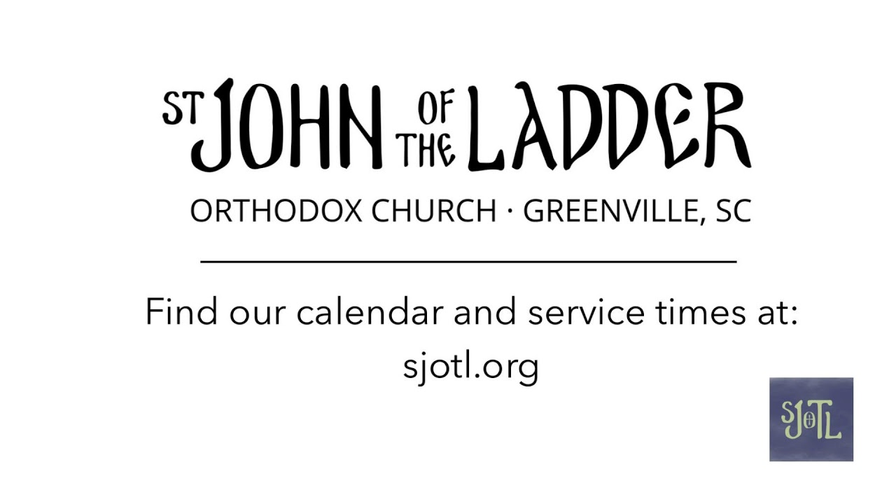 SJoTL Orthodox Church - Great Vespers: March 7, 2026