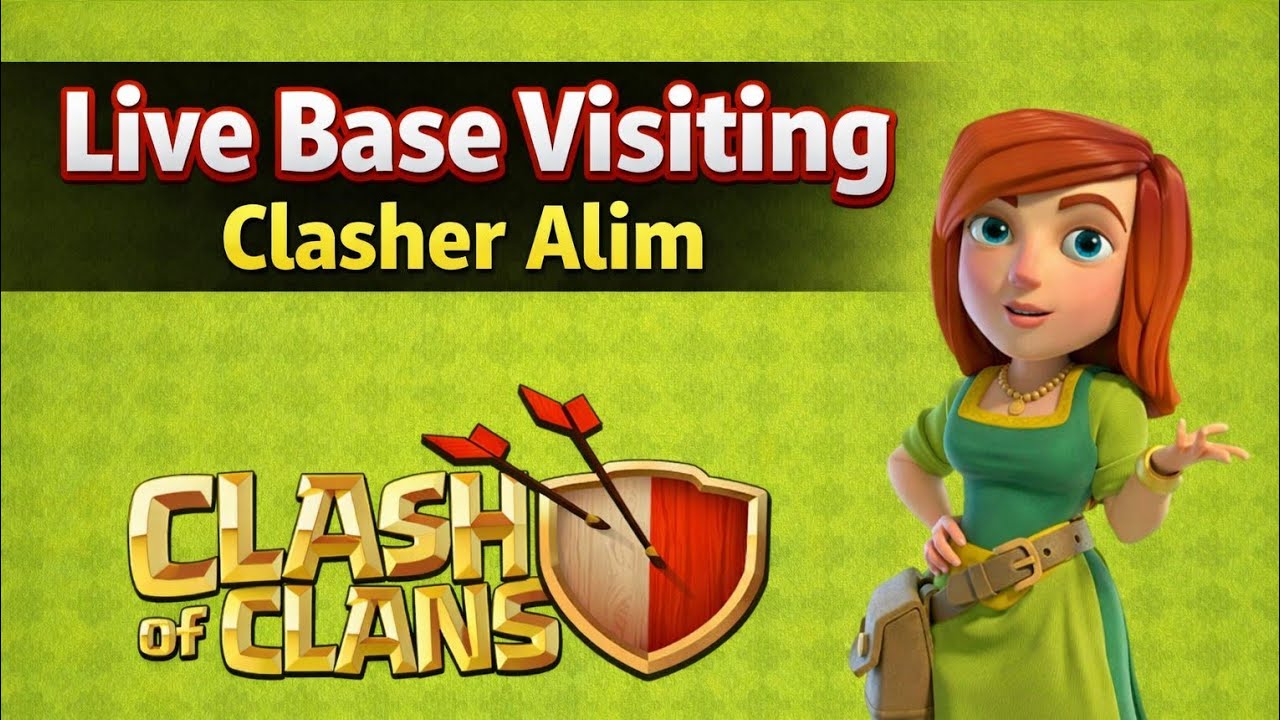 coc live base visiting attacks (clash of clan) #coc