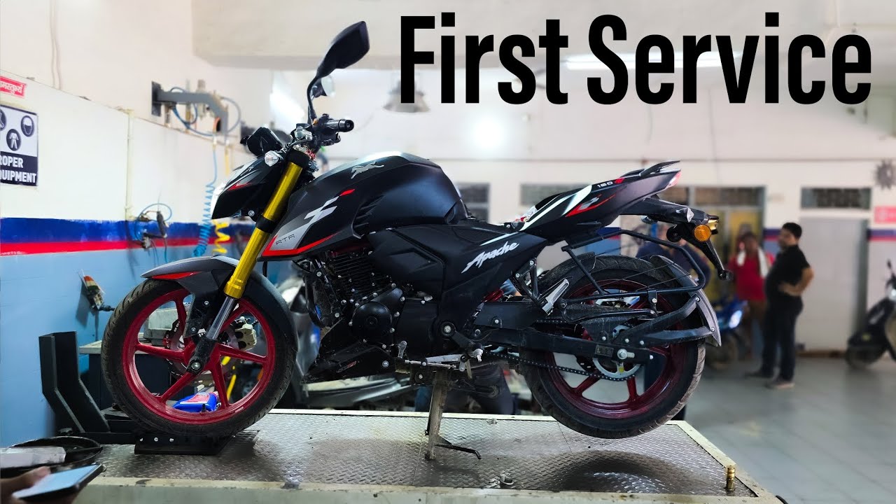 First Service Of Tvs Apache Rtr 160 4V OBD 2.0 || Change Overall Price || Mode Unveiled #apache